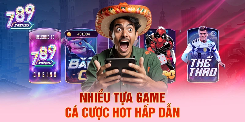 Tựa game cá cược đa dạng tại lode88